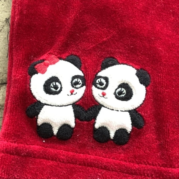 Gymboree Holiday Panda Pants 12 18 months EUC - Picture 2 of 5